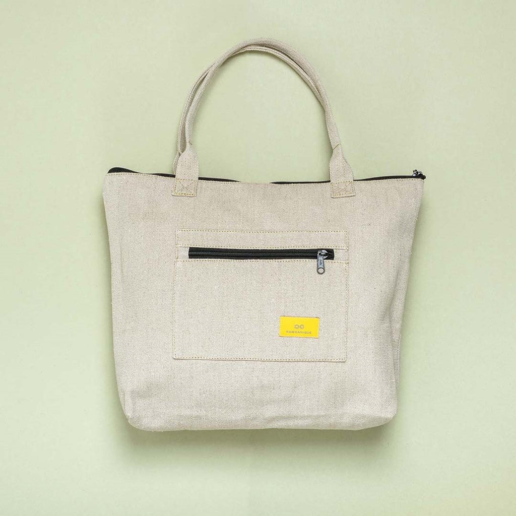 100% hemp tote bag