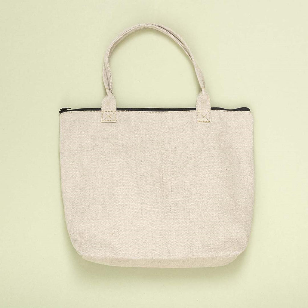 organic hemp tote bag