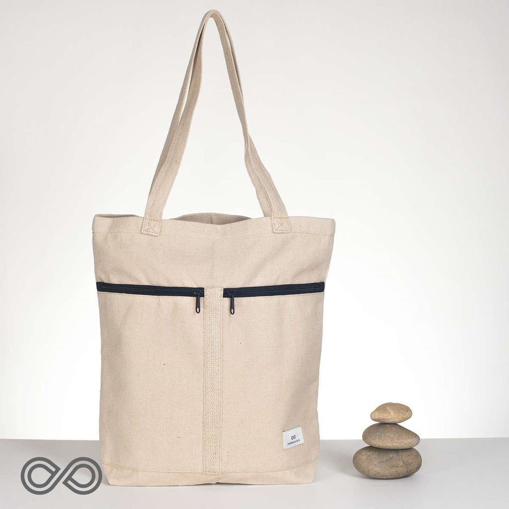 organic hemp tote bag