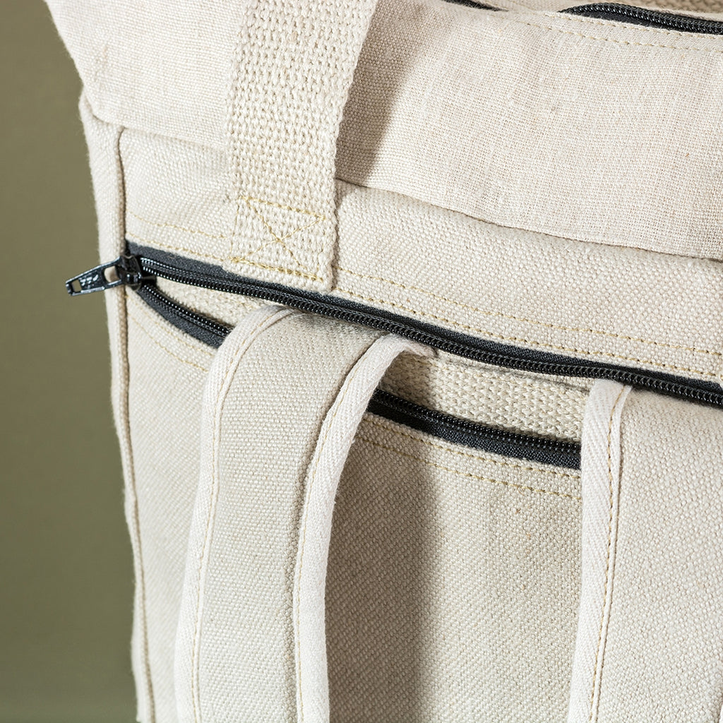 hemp laptop backpack