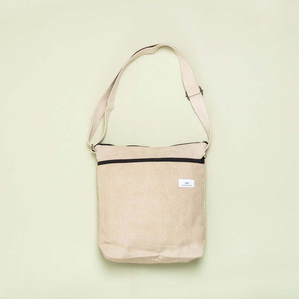 OAKLAND Hemp Canvas Laptop Satchel (Plastic-free)