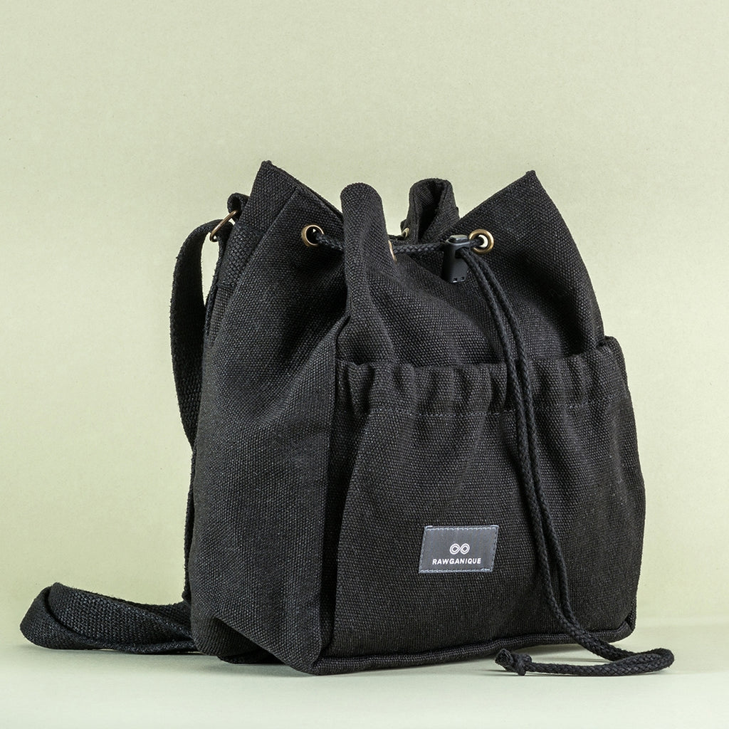 mini hemp backpack