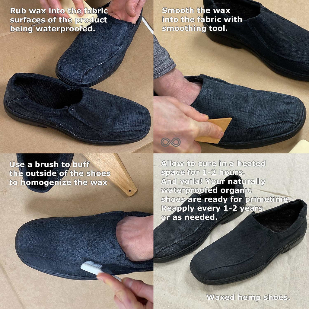 natural wax for waterproofing shoes