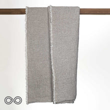 Load image into Gallery viewer, Bespoke Handwoven &quot;Arles&quot; 100% Organic French Linen Honeycomb Towel