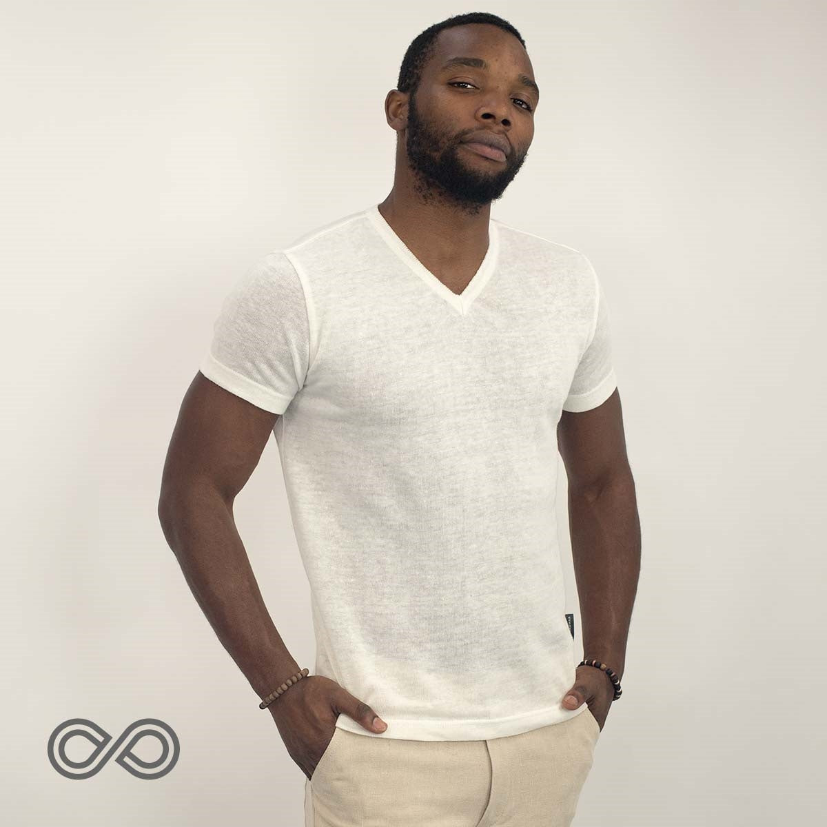 100% Organic Hemp V-neck T-shirt (Chemical-free) – Rawganique