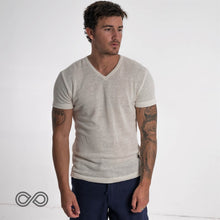 Load image into Gallery viewer, v neck hemp t-shirt