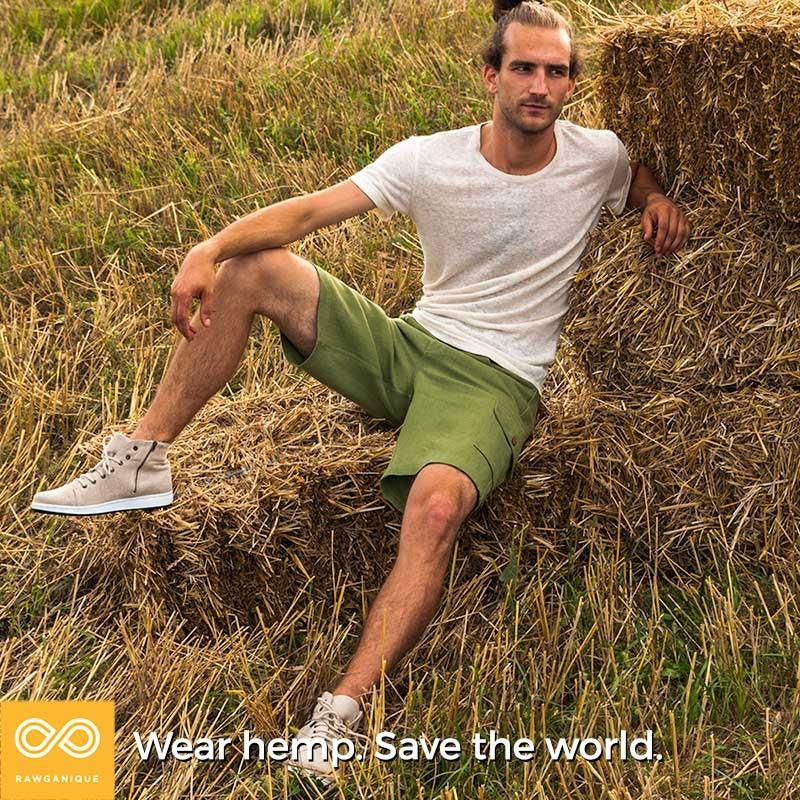 MIAMI BEACH Light-Weight 100% Organic Hemp T-Shirt