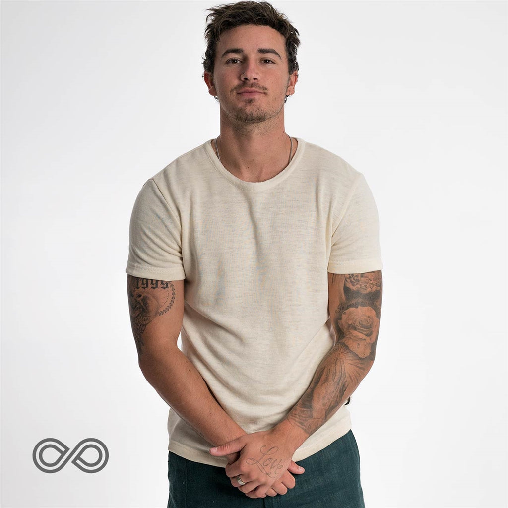 MIAMI BEACH Light-Weight 100% Organic Hemp T-Shirt