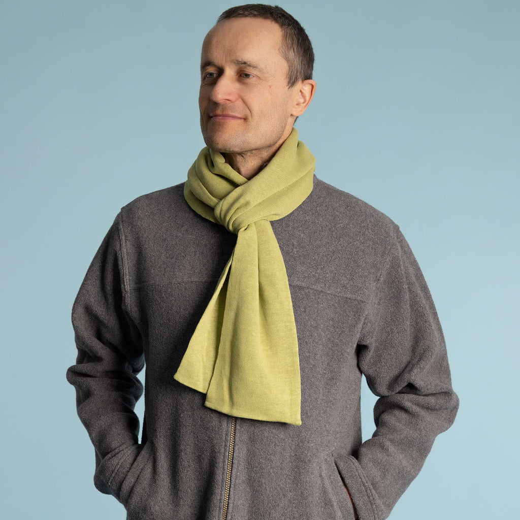 warm hemp scarf