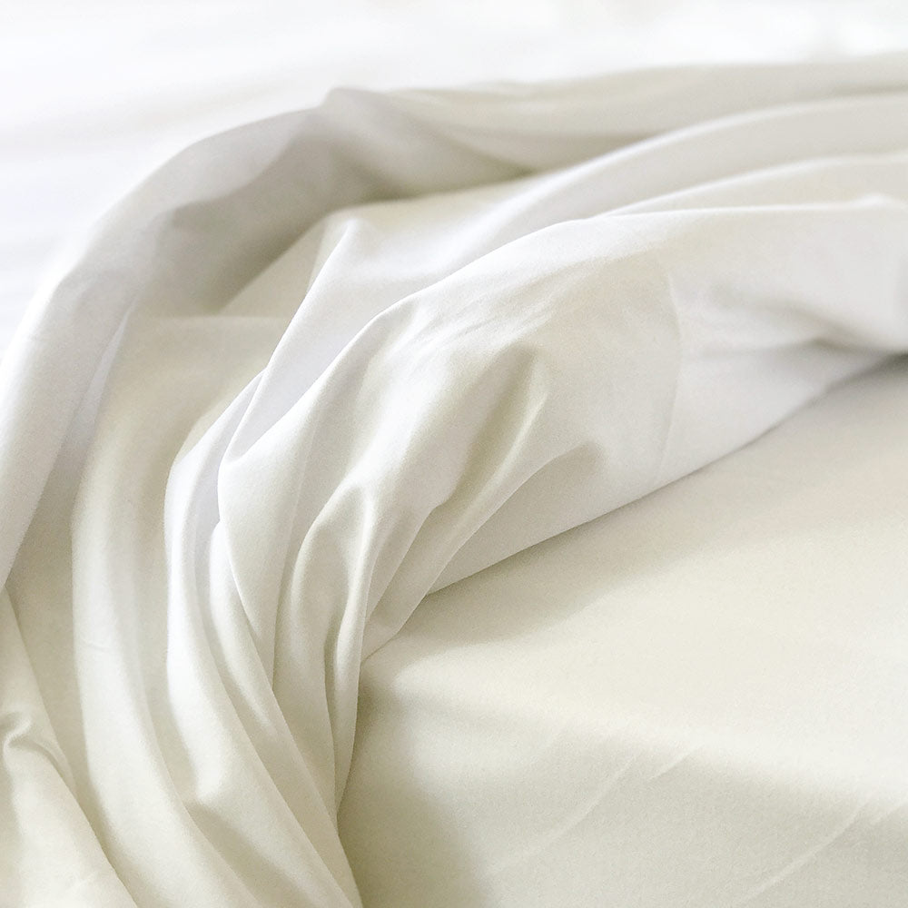 MYRTLE BEACH 100% Organic Cotton Sateen Sheets Pillowcases Duvet Covers (USA)