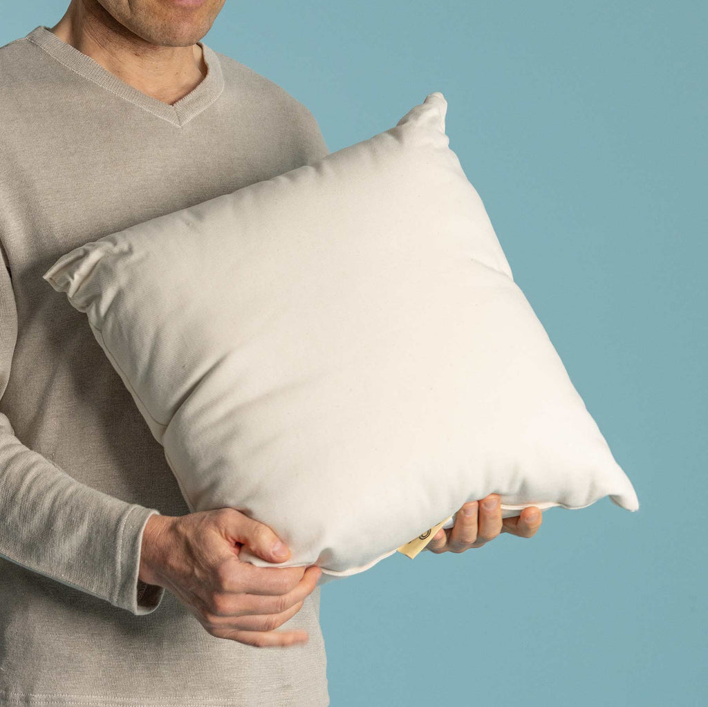 organic cotton sofa pillow