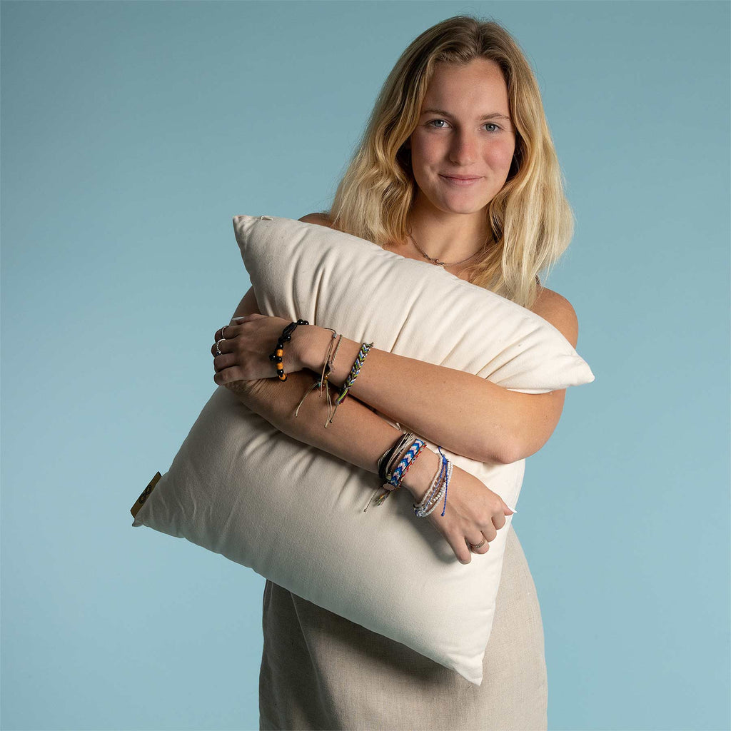 organic cotton sofa pillow