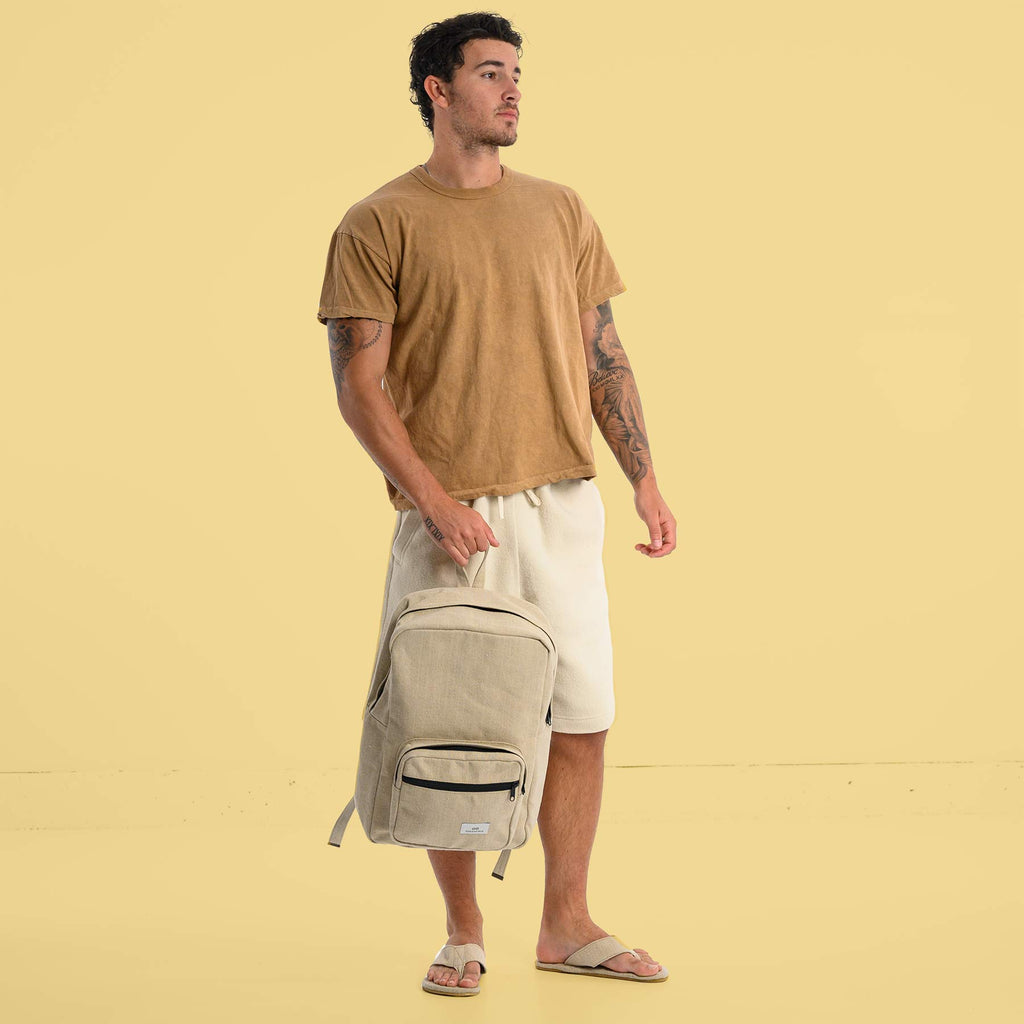 organic hemp backpack