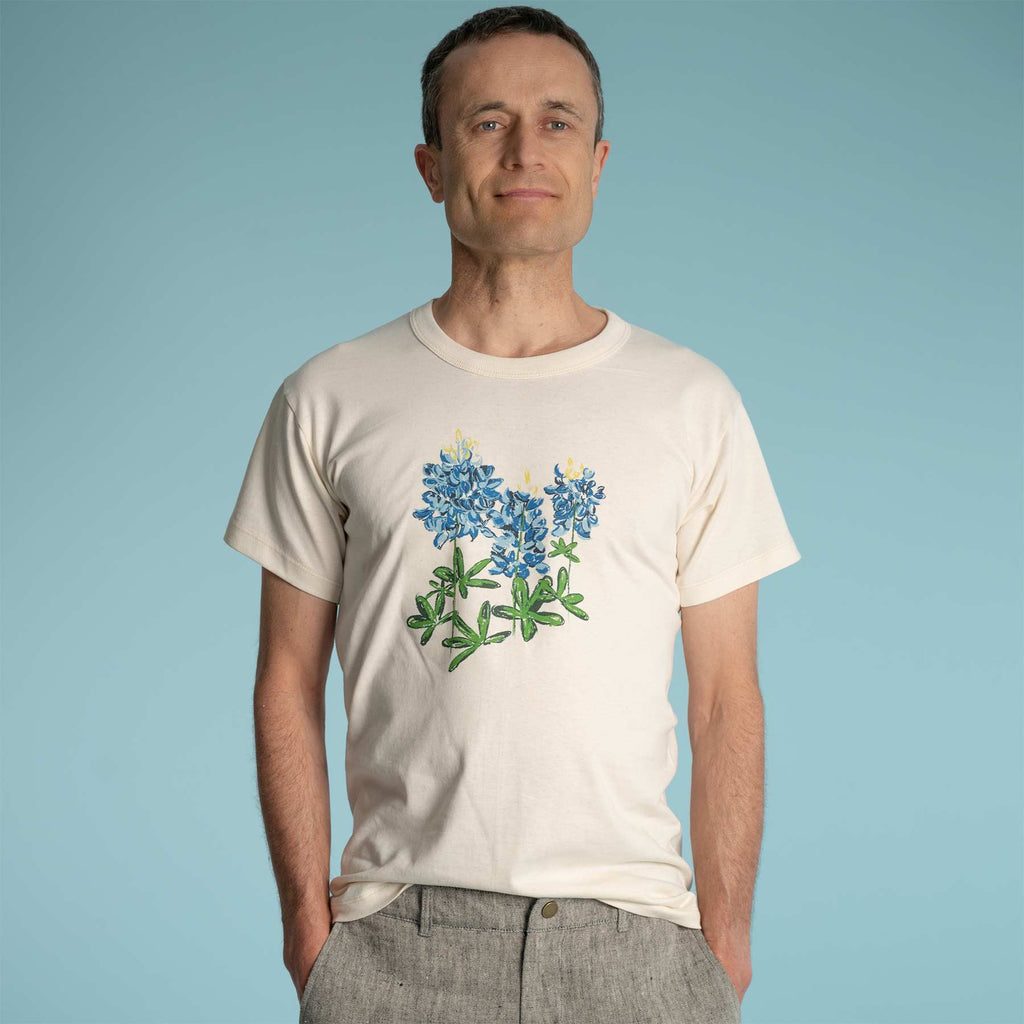 printed organic cotton t shirt made in usa