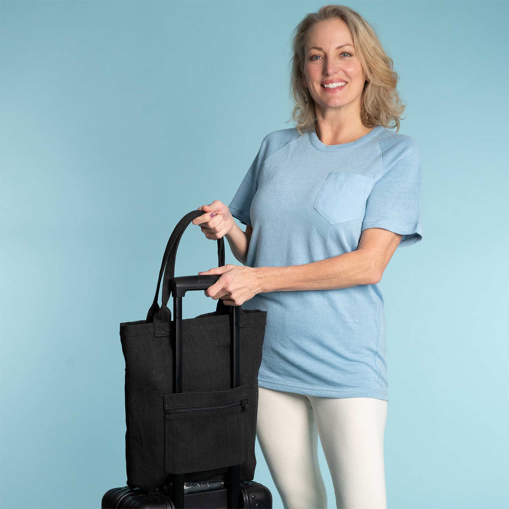 hemp travel tote