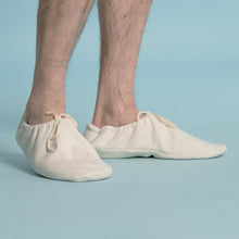 Load image into Gallery viewer, elastic-free 100% organic cotton house slippers