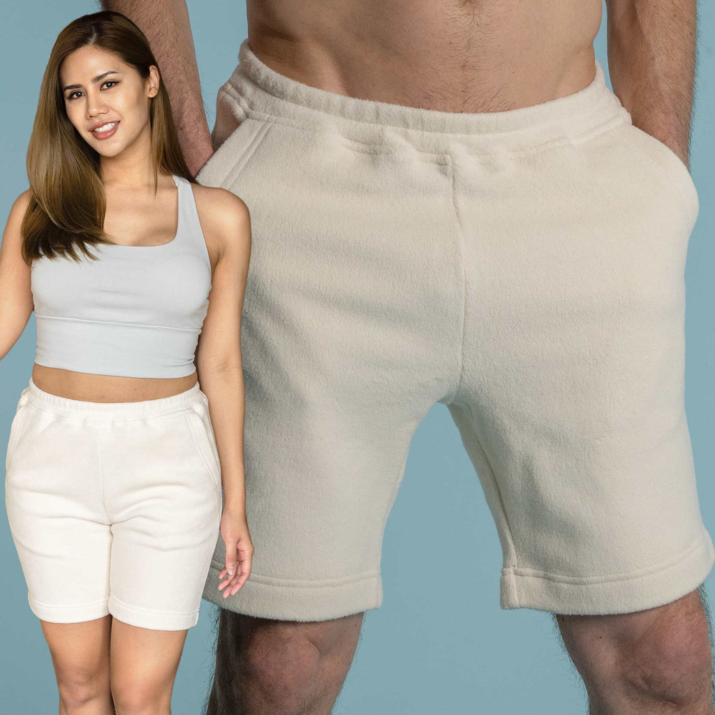 organic cotton lounge shorts