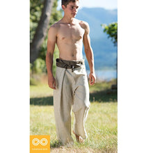 Load image into Gallery viewer, Organic Linen Thai Thalay Fisherman's Pants (Unisex)