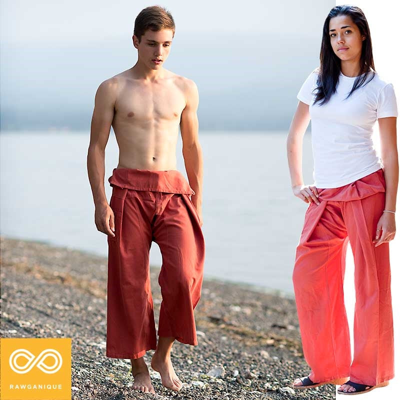 100% Natural Cotton Yoga Pants for Breathable Relaxation  Eco-Friendly/Unisex Harem Pants/Loose Fit Cotton Trousers/Cotton Harem  (Grey)