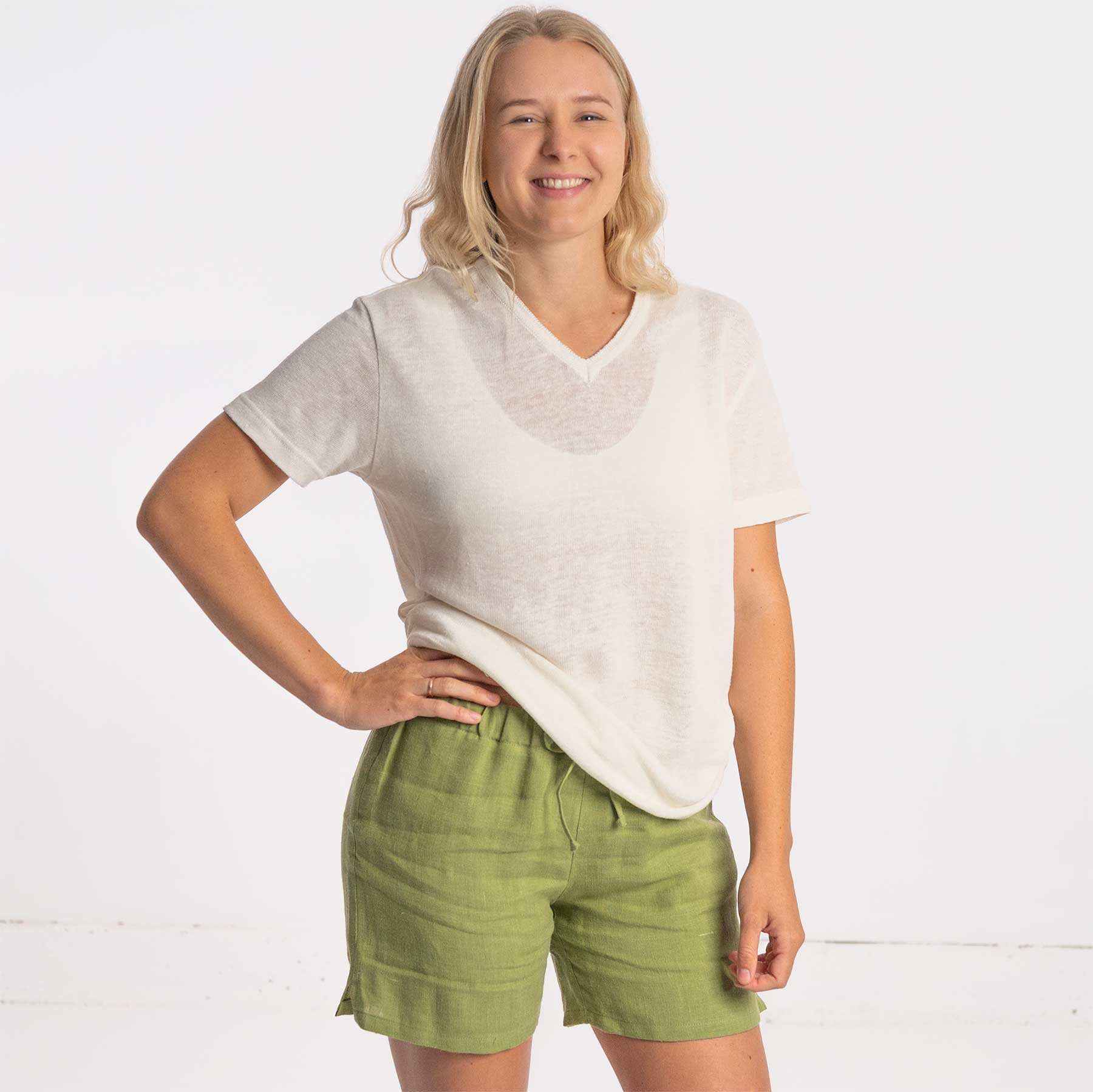 100% Organic Hemp V-neck T-shirt (Chemical-free) – Rawganique