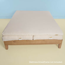 Load image into Gallery viewer, natural rubber mattress topper