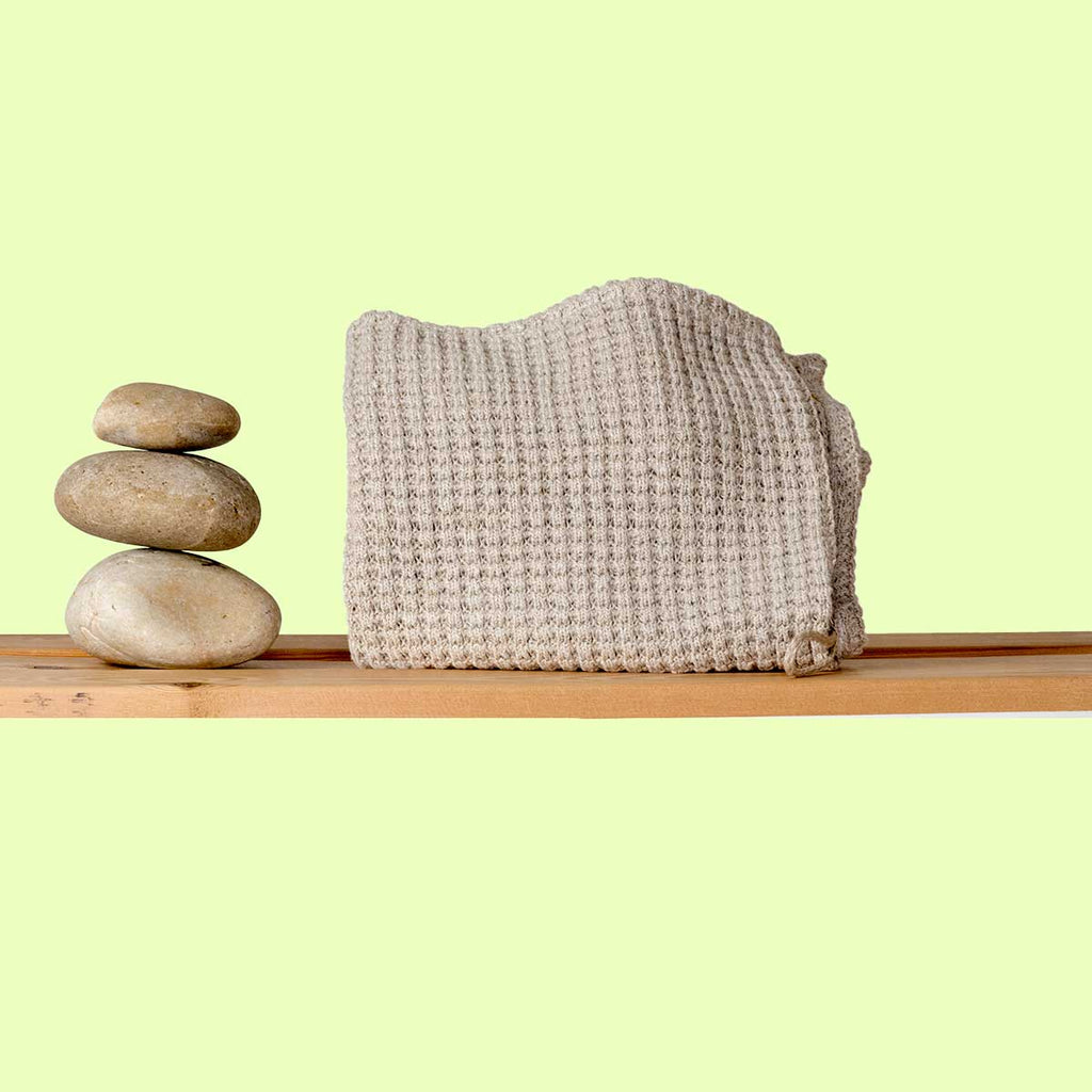 100% hemp hand towel