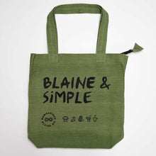 Load image into Gallery viewer, TURIN 100% Organic Hemp Bag (&#39;Blaine &amp; Simple&#39;)