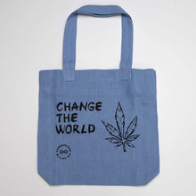 Load image into Gallery viewer, TURIN 100% Organic Hemp Bag (Change the World)