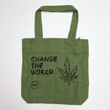 Load image into Gallery viewer, TURIN 100% Organic Hemp Bag (Change the World)