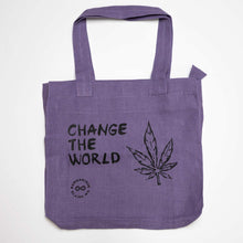 Load image into Gallery viewer, TURIN 100% Organic Hemp Bag (Change the World)