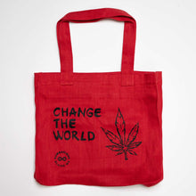 Load image into Gallery viewer, TURIN 100% Organic Hemp Bag (Change the World)