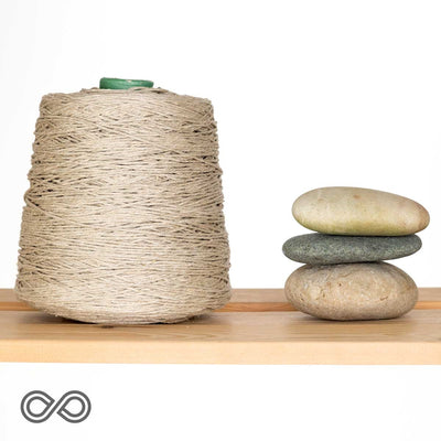 Unwaxed 12-Strand Organic Hemp Twine (1kg Cone) (Biodegradable) (48lb Test)