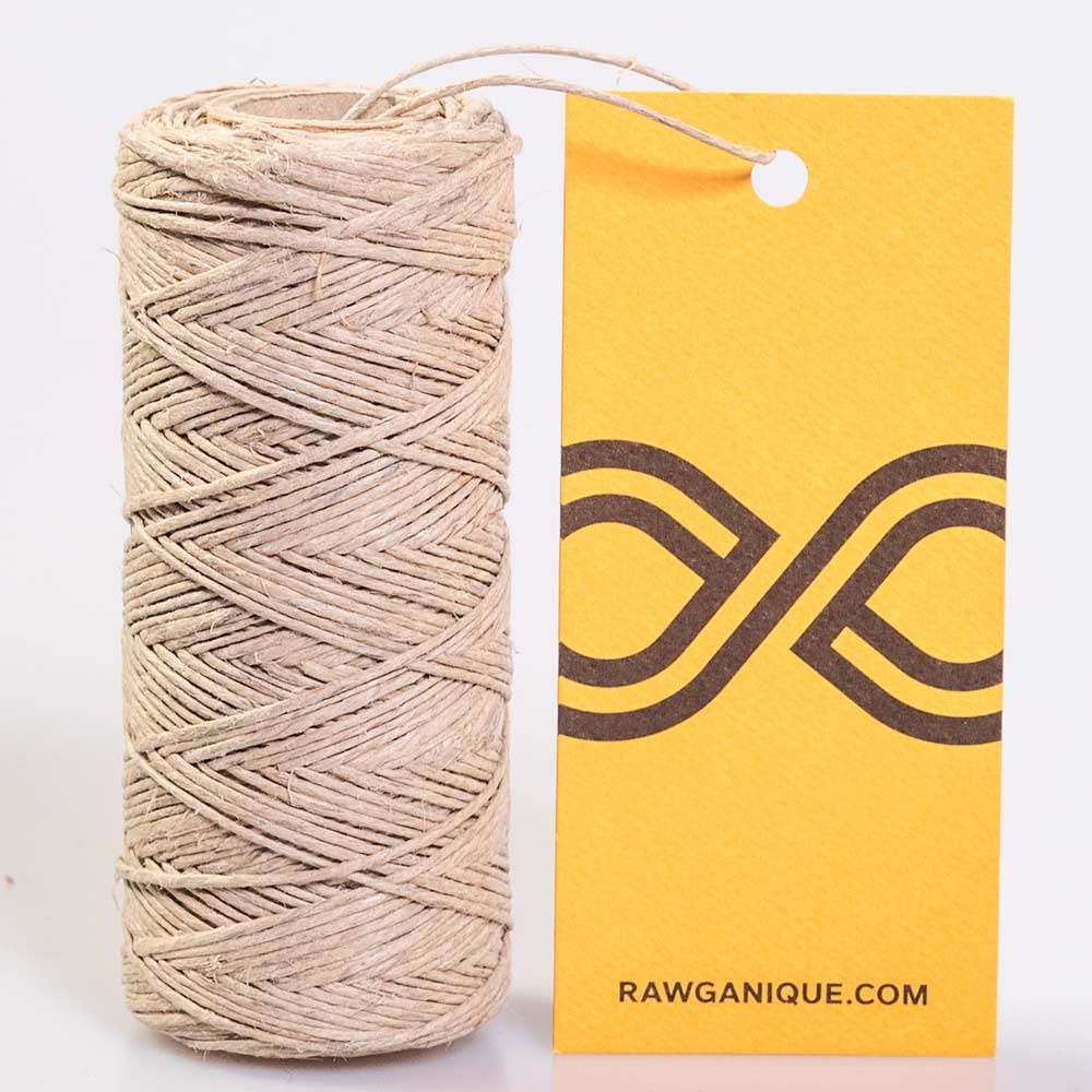 20# Waxed 7-Strand Hemp Twine (Polished)