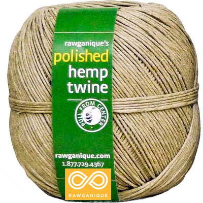 48# Waxed Hemp Twine (Polished) (Biodegradable)