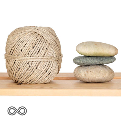 170# Organic Hemp Twine (Vegan Waxed) (200 Feet) (Biodegradable) (TW9/200)