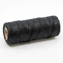 Load image into Gallery viewer, black hemp twine