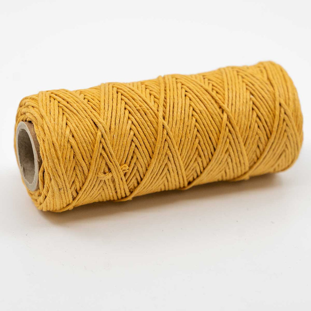 yellow hemp twine