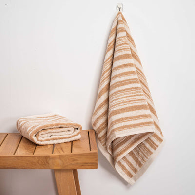 100% organic cotton waterfall towels