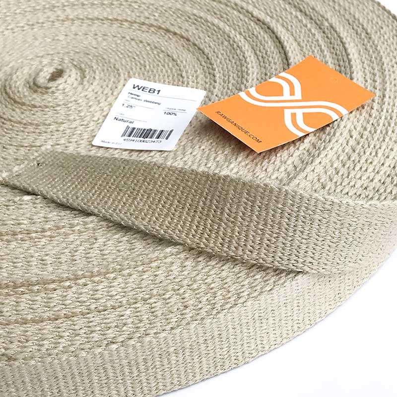 canvas hemp webbing