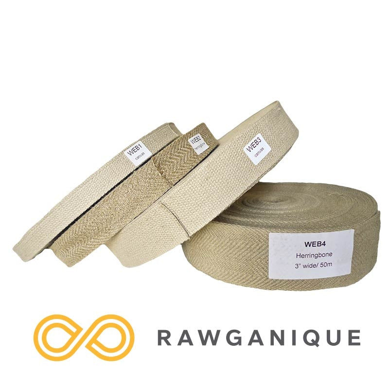 100% Organically Grown European Hemp Webbing – Rawganique