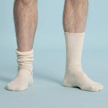 Load image into Gallery viewer, allergy crew organic cotton socks